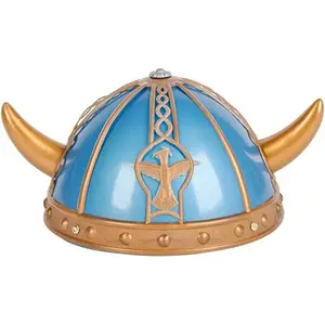 Viking Helmet for Kids and Adults, 1PC, Viking Costume Helmet with Classic Horn Design, Viking Costume Prop for Halloween, Dress Up Parties, and Photo Booth, Unique Birthday Hat…