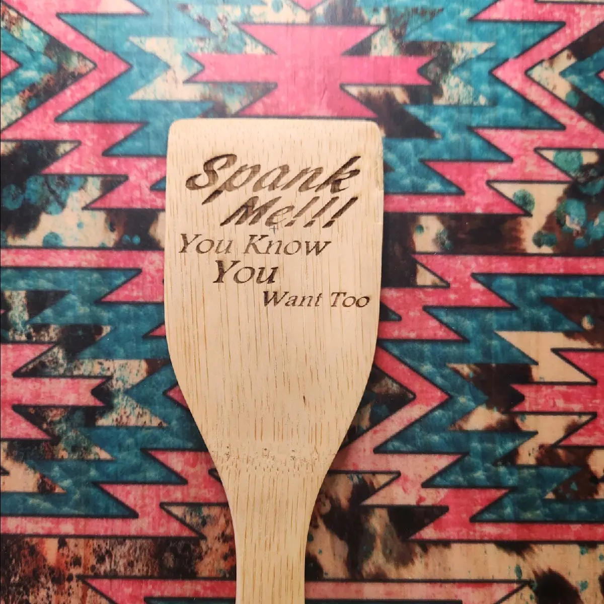custom engraved bamboo spoon