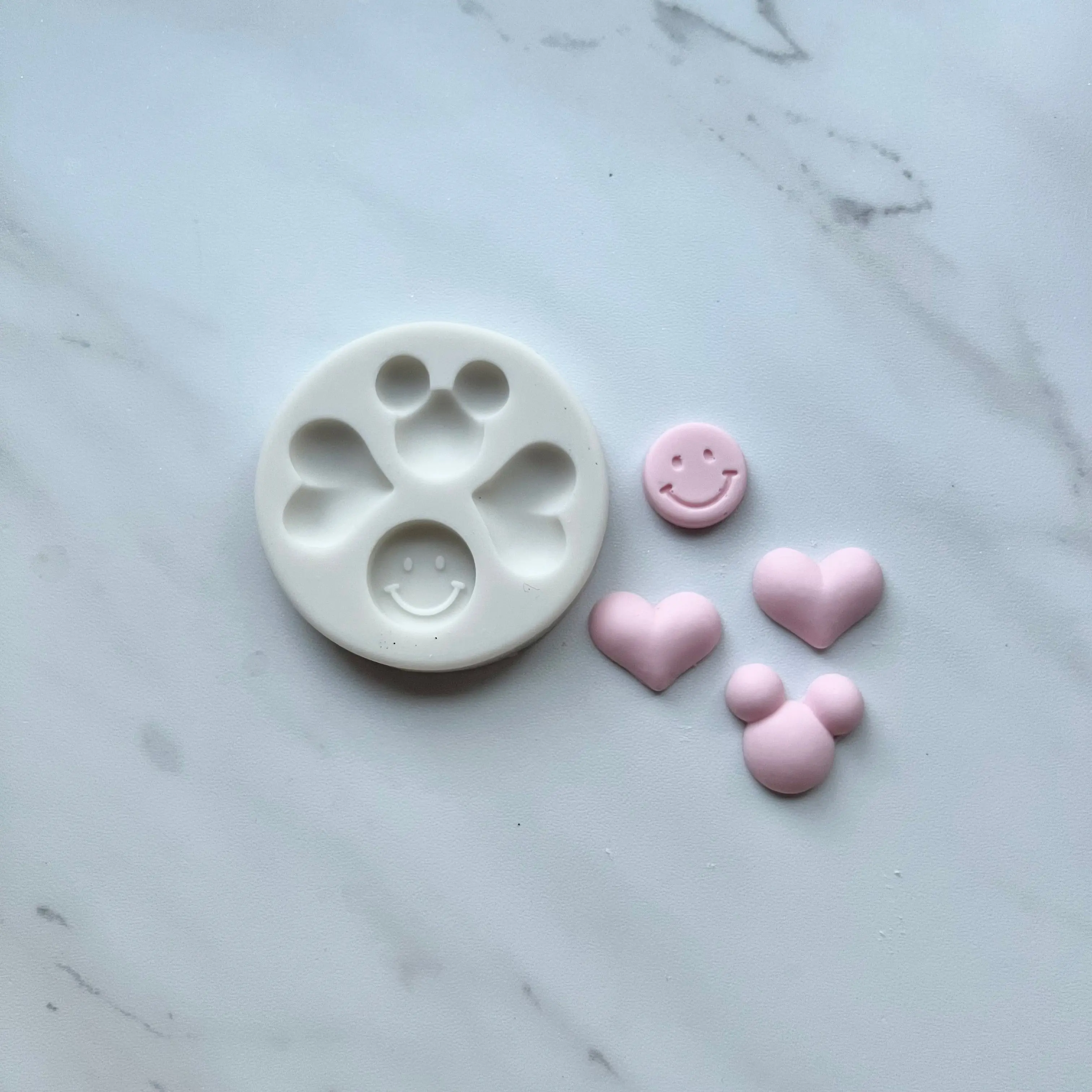 HEART MICKEY AND SMILEY FACE