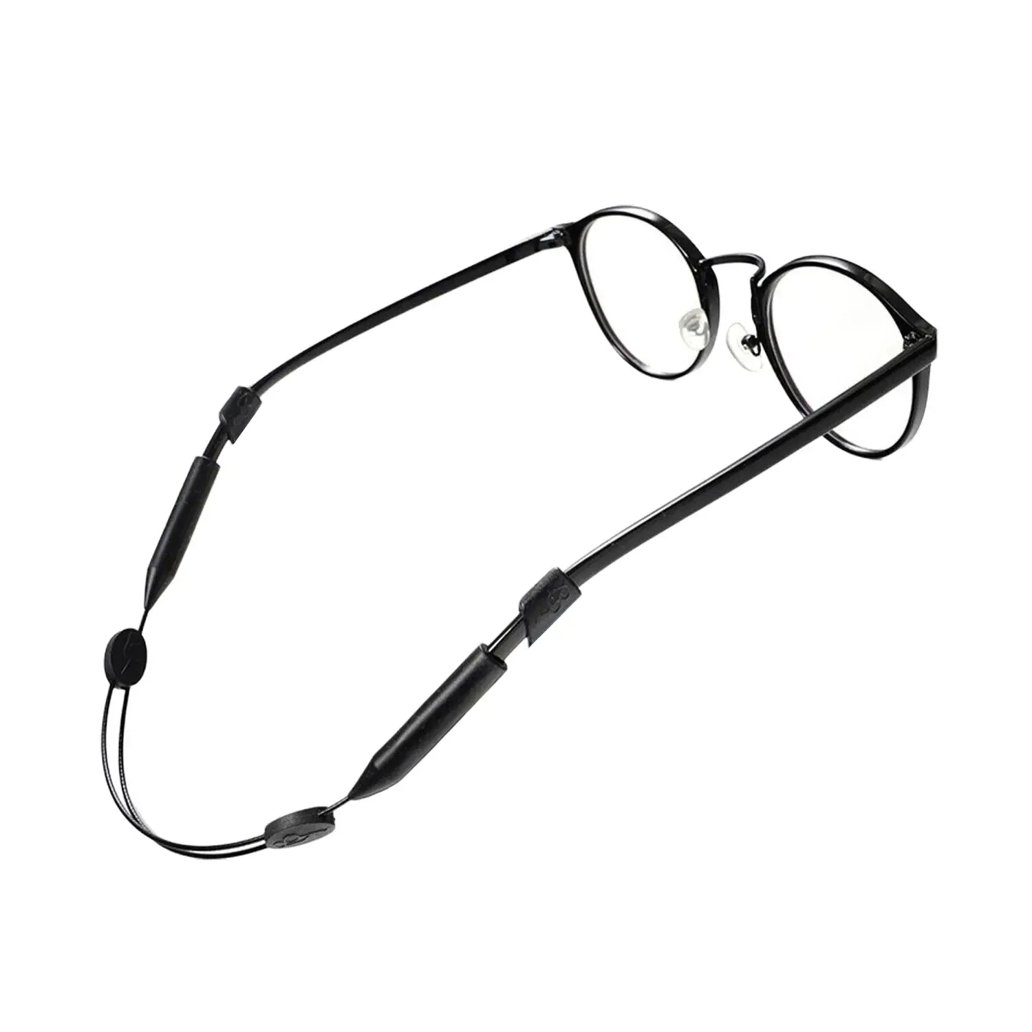 2-Pack Adjustable Sporty Eyewear Retainer Neck Cord, Unisex Holder for Sunglasses, Reading Glasses, Glasses Strap
