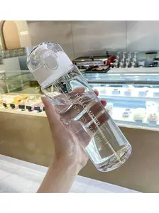 780ml Sports Straw Water Bottle - Large Capacity, High-Value Plastic Cup for Girls - Ideal Gift for Mom