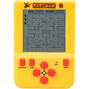 Pac-Man Mini Arcade Keychain – Handheld LCD Game with Classic PAC-Man Gameplay & Sounds, Retro Portable Gaming Toy, Official Collectible
