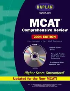 USED-Kaplan MCAT Comprehensive Review with CD-ROM, 7th Edition: 2004 Edition by Kaplan (Paperback)