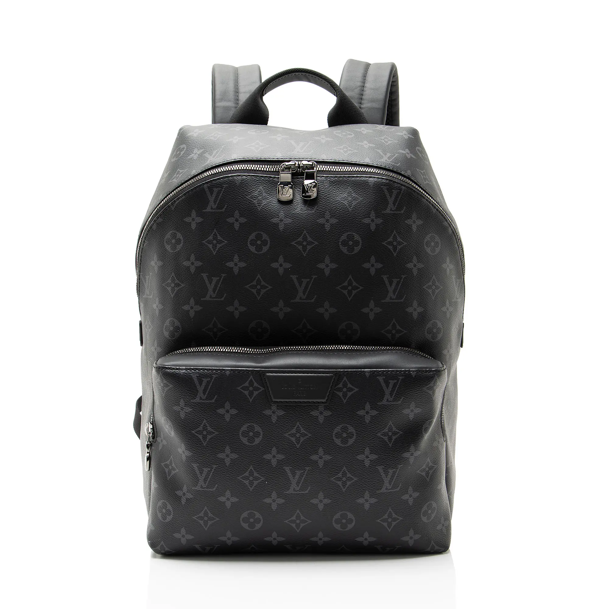 Pre-owned Louis Vuitton Leather Backpacks Monogram Eclipse Discovery PM Backpack