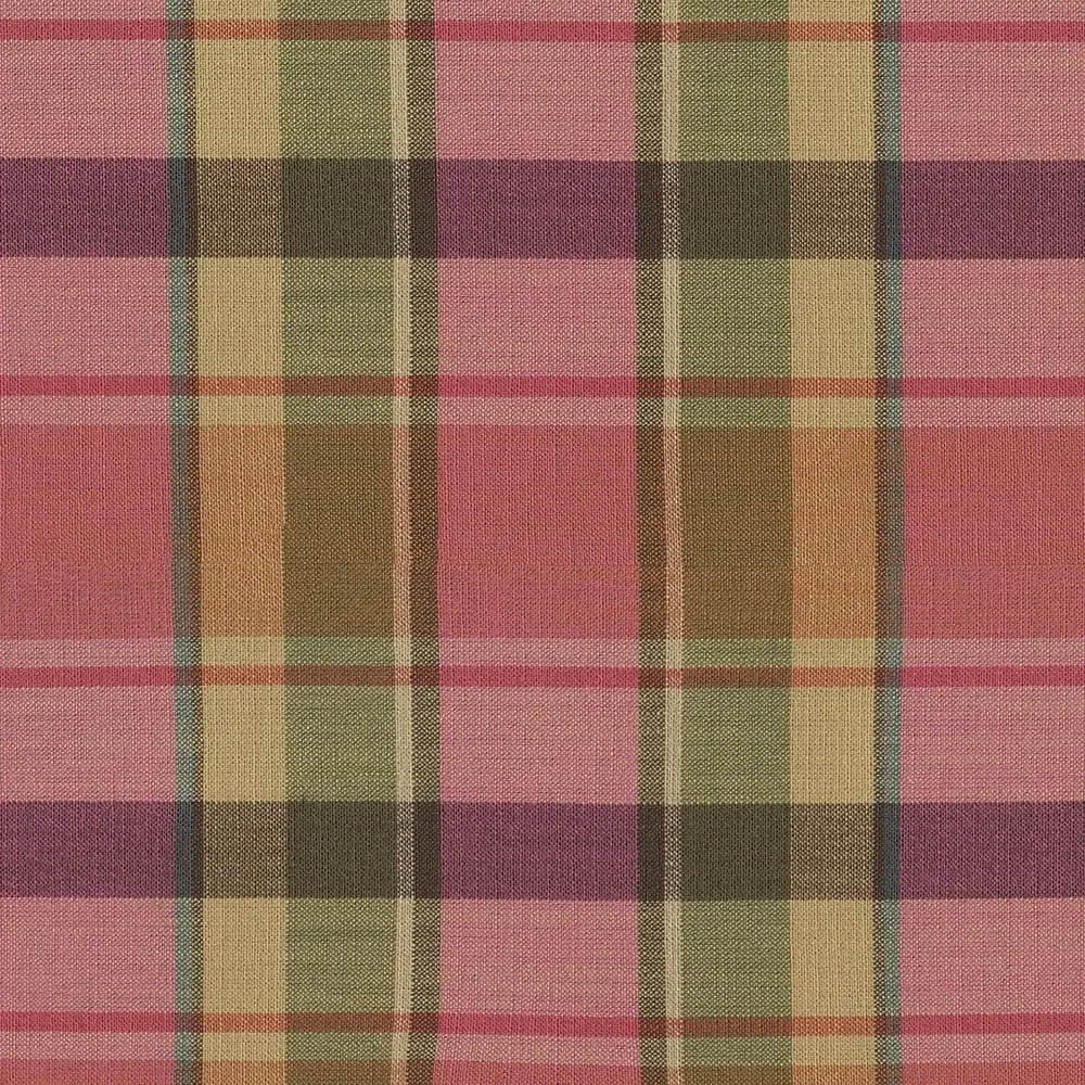 Designer Madras Plaid, Beckham Fabric |100% Poly, 52" Wide