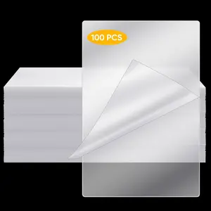 100 count 10 Mil Thermal Laminating Sheets 11 x 17 Inch Laminating Pouches 11-1/2 x 17-1/2 Inch Clear Lamination Sheets A3 Size Menu Size Hot Glossy Laminator Sleeves for Sealing
