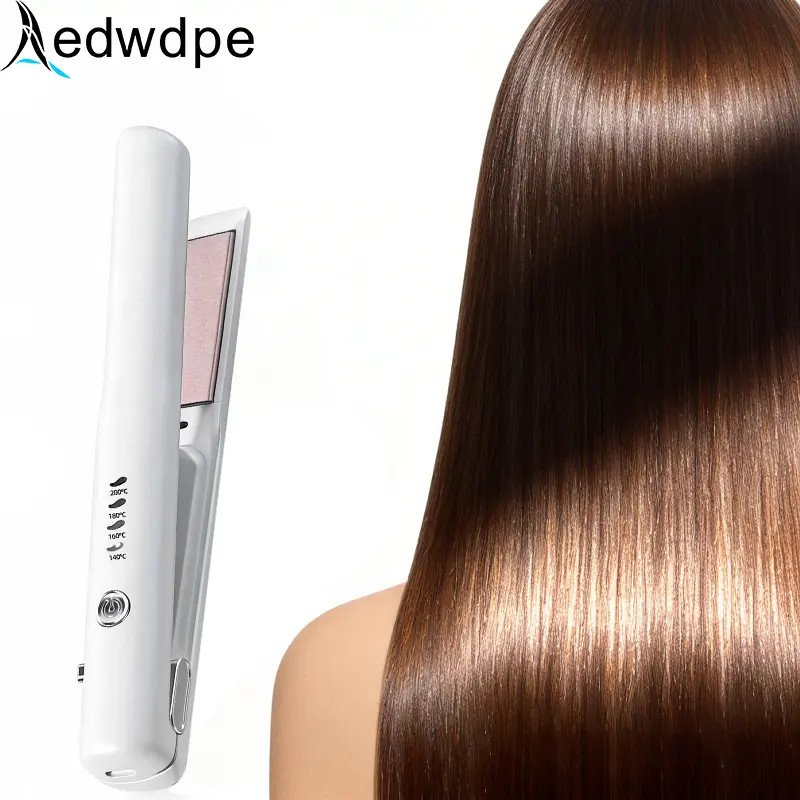 New handheld electric hair straightening iron - dual-purpose for wet and dry use, high-speed negative ion hair care, for straightening and curling hair.