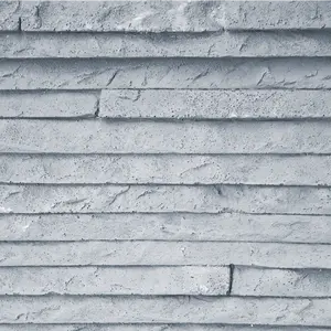 3D Peel & Stick Stone Veneer Wall Panels Light Gray Flexible Self Adhesive Wall Tiles for Living Room, Bedroom & TV Background | Waterproof Decorative Wall Cladding Panels | Modern Interior Wall Decor