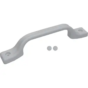 Plastic Entry Door Grab Handle Assist Bar for RV Trailer Camper Motor Home Cargo Trailer Boat OEM Replacement White