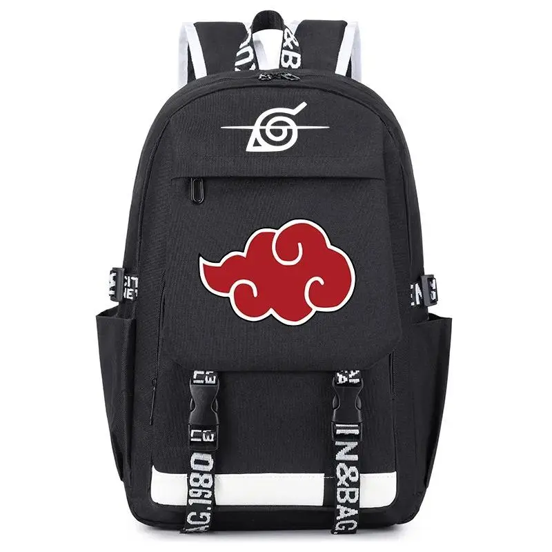 Cartoon anime Naruto backpack Primary and junior high school students waterproof and load reducing large capacity Shoulders Bag