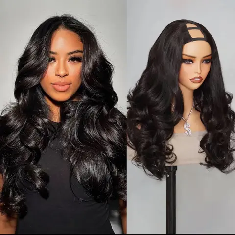 Tinashe U Part Butterfly Layers Human Hair Wig, Loose Body Wave & Yaki Straight & Silky Straight Available Beginner Friendly #sohochic #TikTokShopBackToSchool