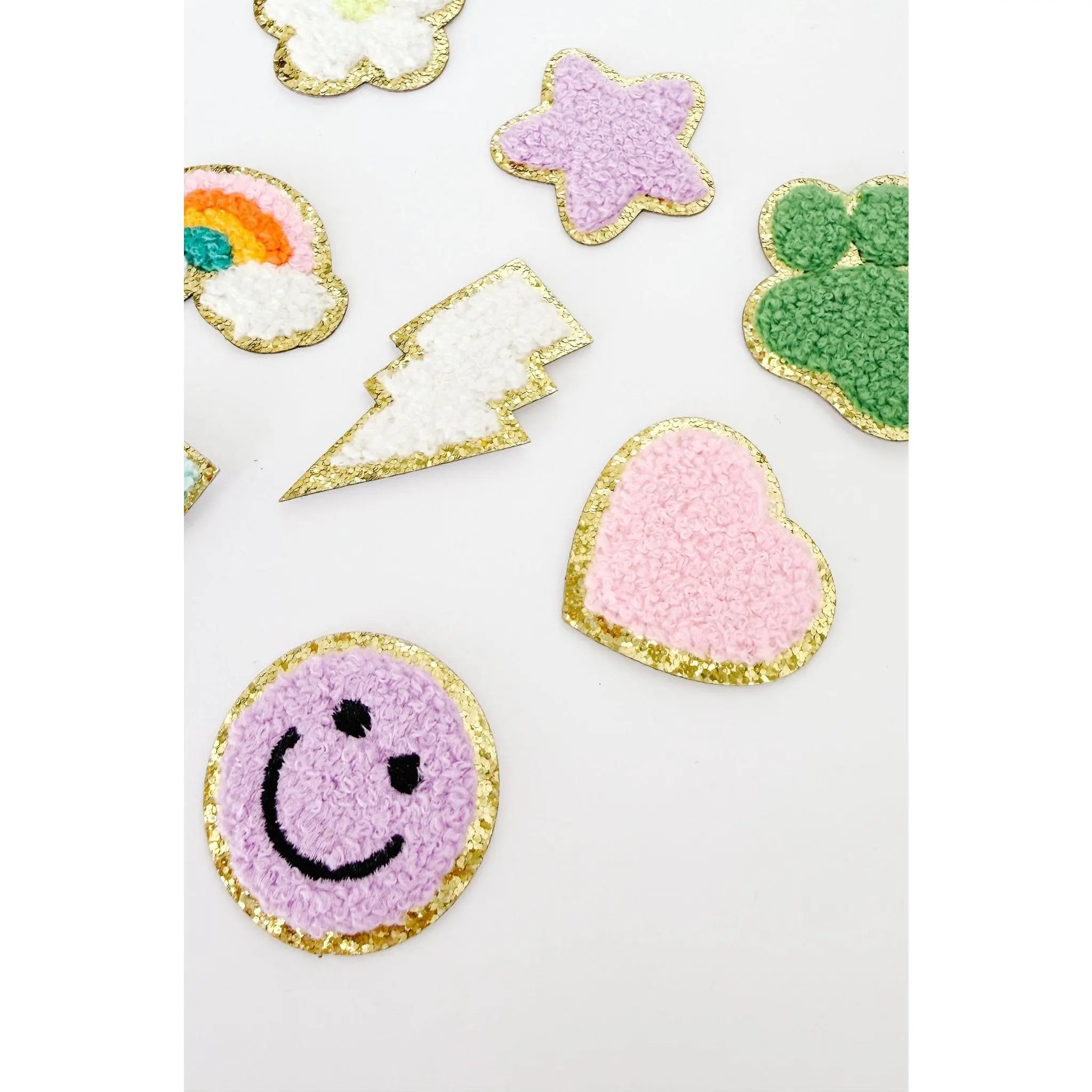 Shape Chenille Stick-on Patches