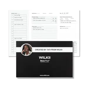 Wilkii Base Pad by Tati | Daily Productivity Notepad | 36-Day Planning Pad for Focus & Intention