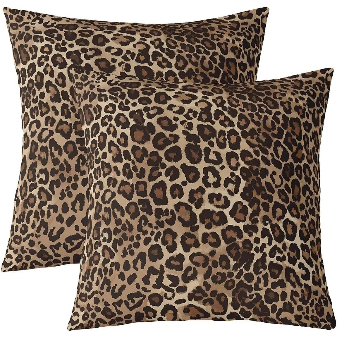 Leopard Print Pillow Covers 20X20 Cheetah Throw Pillow Covers Couch Home Outdoors African Safari Animal Cushion Cases Men Dorm Geometric Soft Decorative Pillow Covers