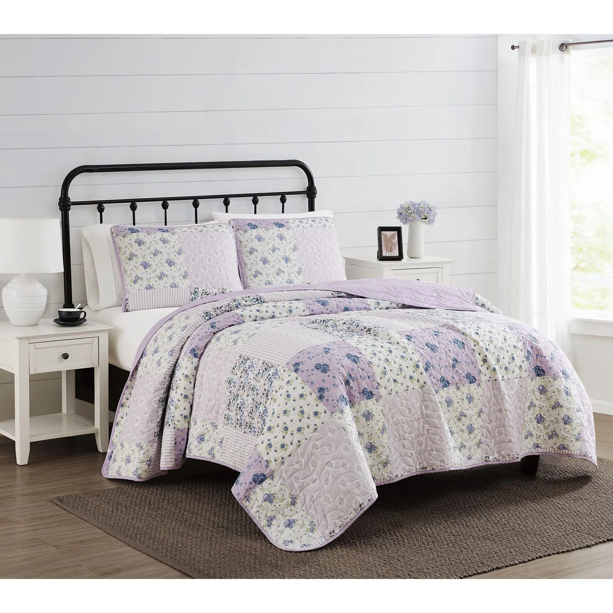Cannon Elissa Patchwork King 3 Piece Quilt Set Cannon Elissa Patchwork King 3 Piece Quilt Set