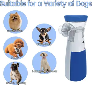 Portable USB Dog Nebulizer - Handheld Nebulizer with Mask for Dogs & Cats - 2 Masks Included to Fit Most Pets，Nebulizer ， Facial Hydration