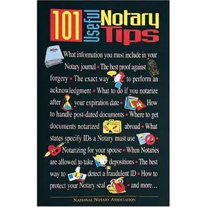 USED-101 Useful Notary Tips by National Notary Association (Paperback)