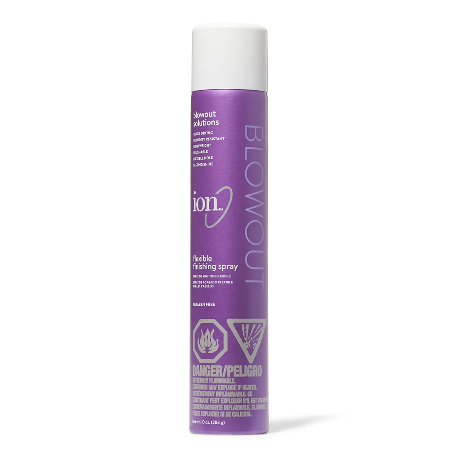 Ion Flexible Hair Spray, Humidity Resistant, Quick Drying, Lasting Shine, 10 oz