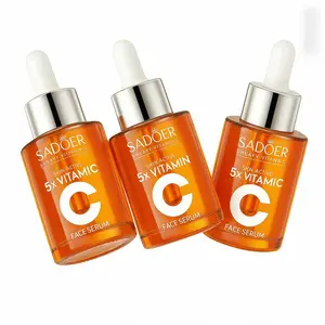 【BUY 1 GET 2 FREE】 Vitamin C FaceSerum 30ML Hydrating Essence with Hyaluronic Acid& Centella for Dull Skin Uneven Tone Fine Lines PoresDry Skin Moisturizing Toner Deep NourishingRepairing Collagen Aloe Vera Hydrate vitamin c serums