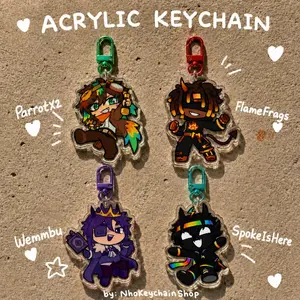 Unstable Universe Quartet Acrylic Keychain, Gift For Friends
