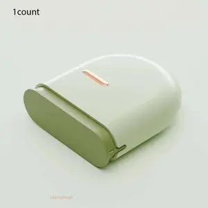 Pull‑Out Portable Orthodontic Retainer Case, Compact Sealed Invisalign Holder Box, Dust‑Proof Dental Storage Container for Braces Denture Travel Daily Oral Care