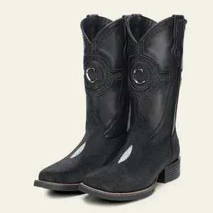 MEN'S CUADRA SQUARE TOE WESTERN BOOTS