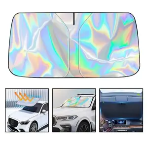 Foldable Anti-UV Windshield Sunshade, Multipurpose Car Front Window Heat Protective Umbrella for Sedan SUVs, Automotive Exterior Accessories for Men & Women, Car Stuff, Vehicle