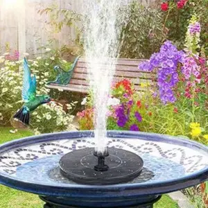 Mini Solar Water Fountain Pool Pond Waterfall Fountain Garden Decoration Outdoor Bird Bath Solar Powered Fountain Floating Water Solar Fountain Pump