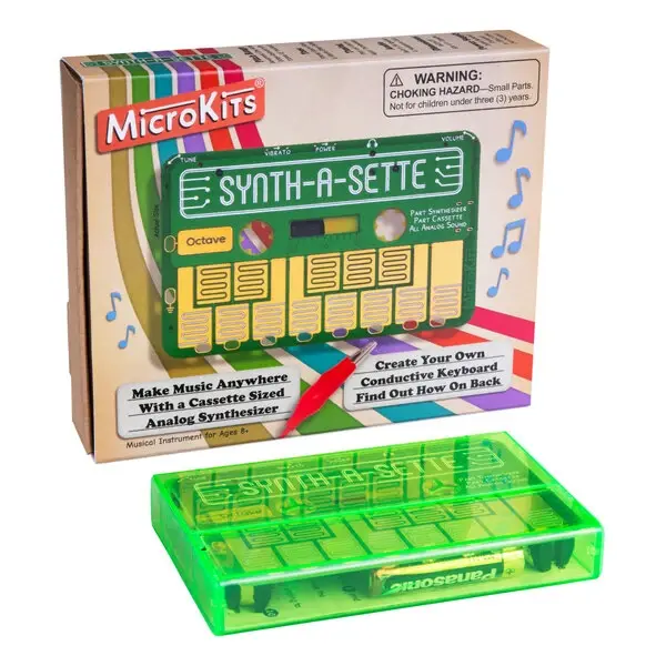 MicroKits - Synth-a-Sette - Portable Synthesizer MicroKits - Synth-a-Sette - Portable Synthesizer