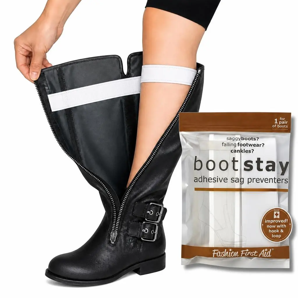 Boot Stay Hook/Loop No Sag Prevents Falling Down, Keep Tall Boots Up