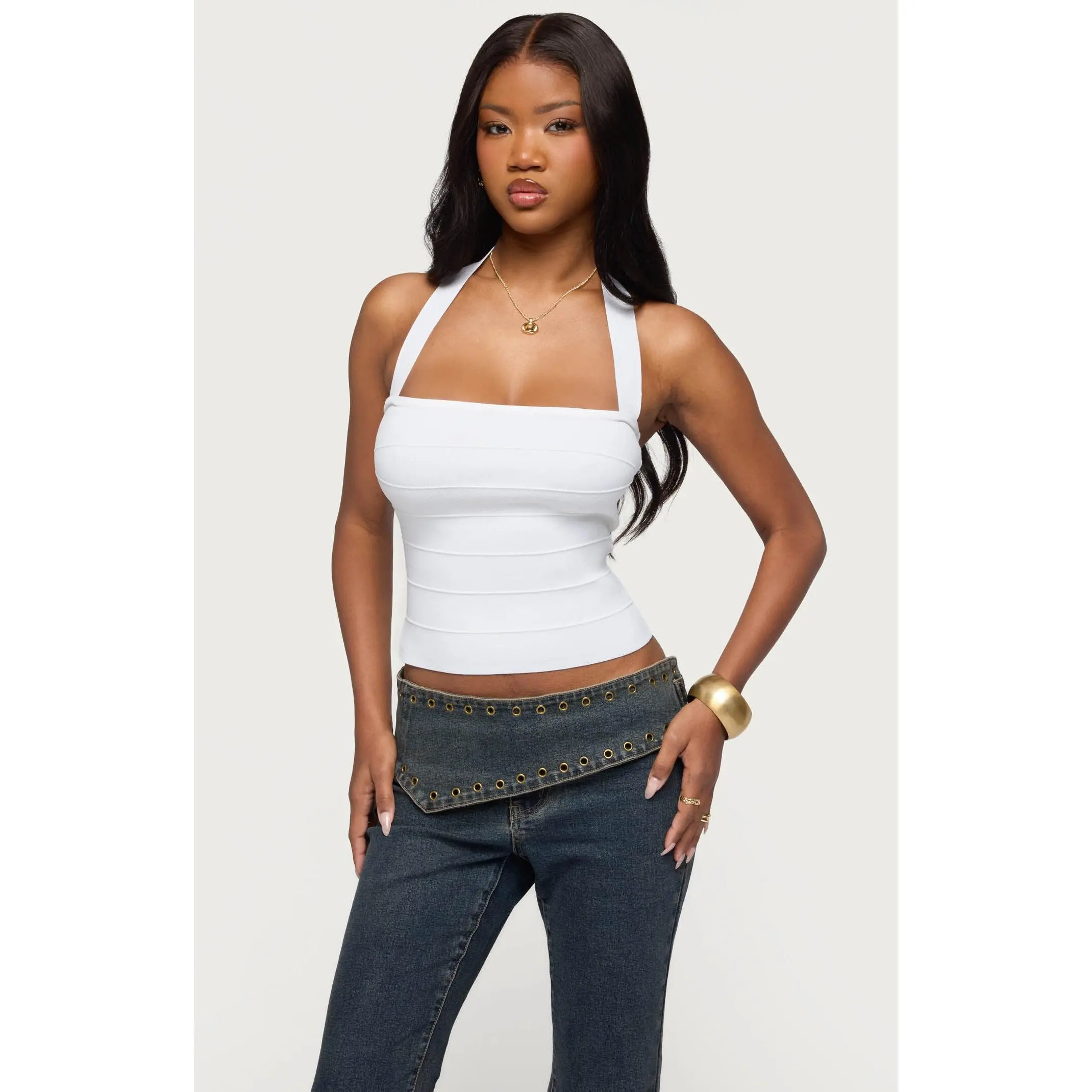 Edikted Women's Esmerela Bandage Halter Top