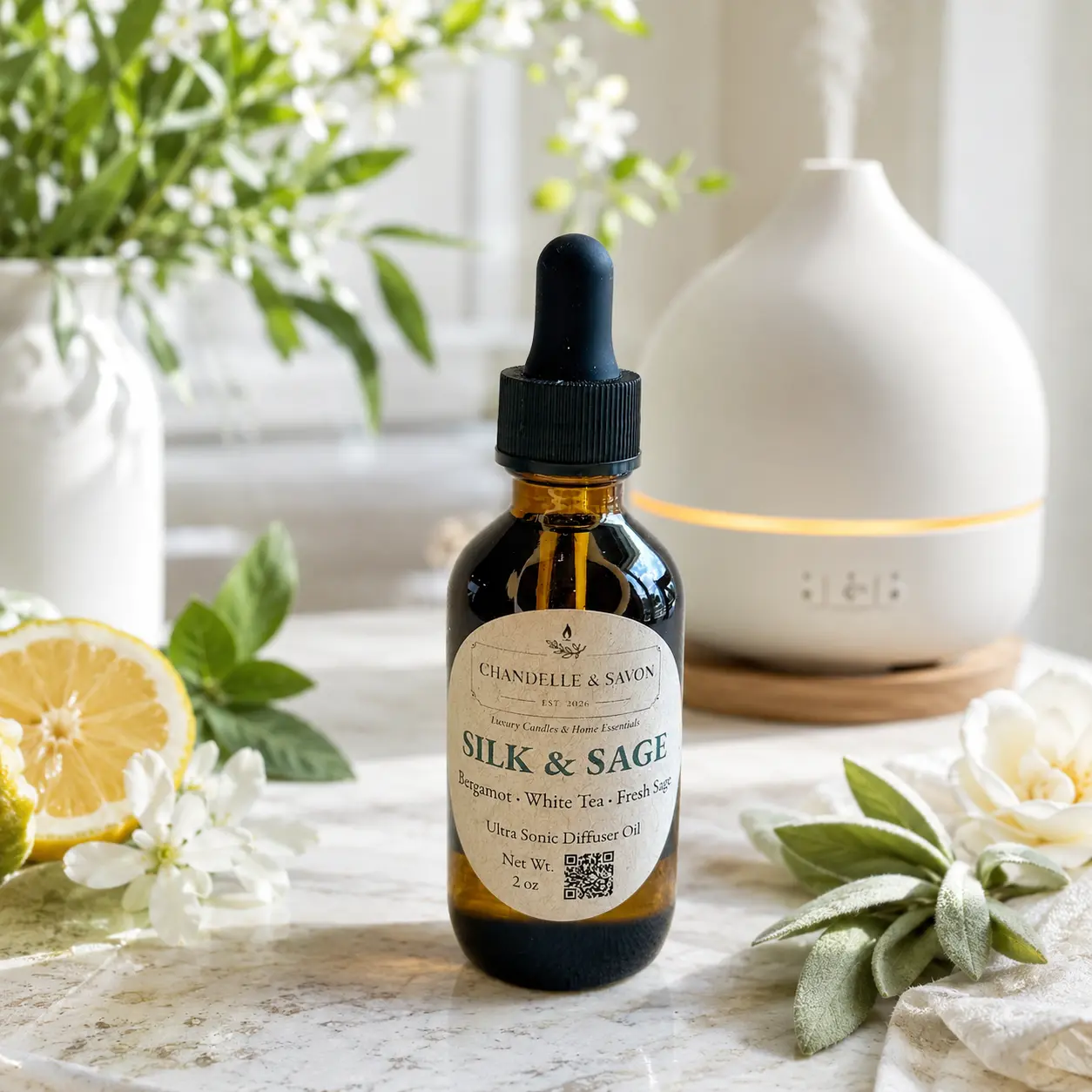 Silk & Sage Ultrasonic Diffuser Oil