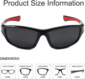 Fashion Sports Cycling Polarized Sunglasses for Men Women Outdoor the New Sports Glasses UV400 Protection Goggles