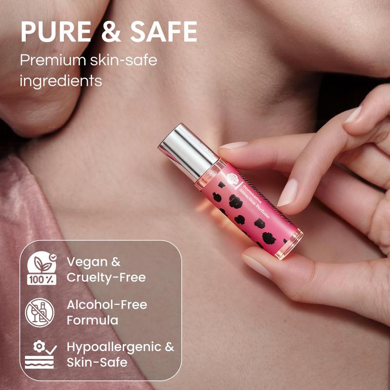 Pheromones Perfumes for Women, Long Lasting Sensual Grown-Up Floral and Fruity Fragrance, Travel Size, Rollerball with Sweet, Jasmine, Feminine Scent 0.34 oz (10 mL)