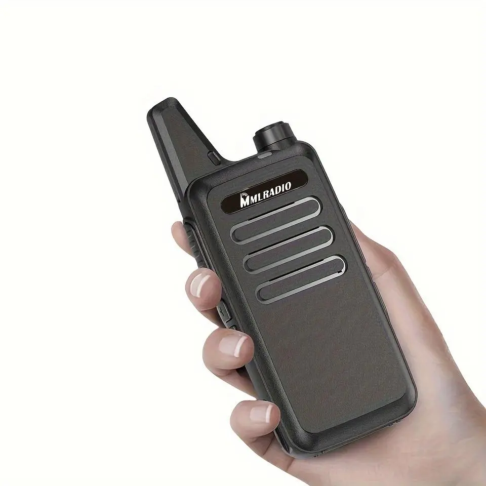 1pacs hot T20 Compact Size Two Way Radio 400-470MHz UHF 16 Channel With headphones Usb Rechargeable USB Rechargeab Walkie Talkie Robust Transmission UHF Frequency MMLRADIO