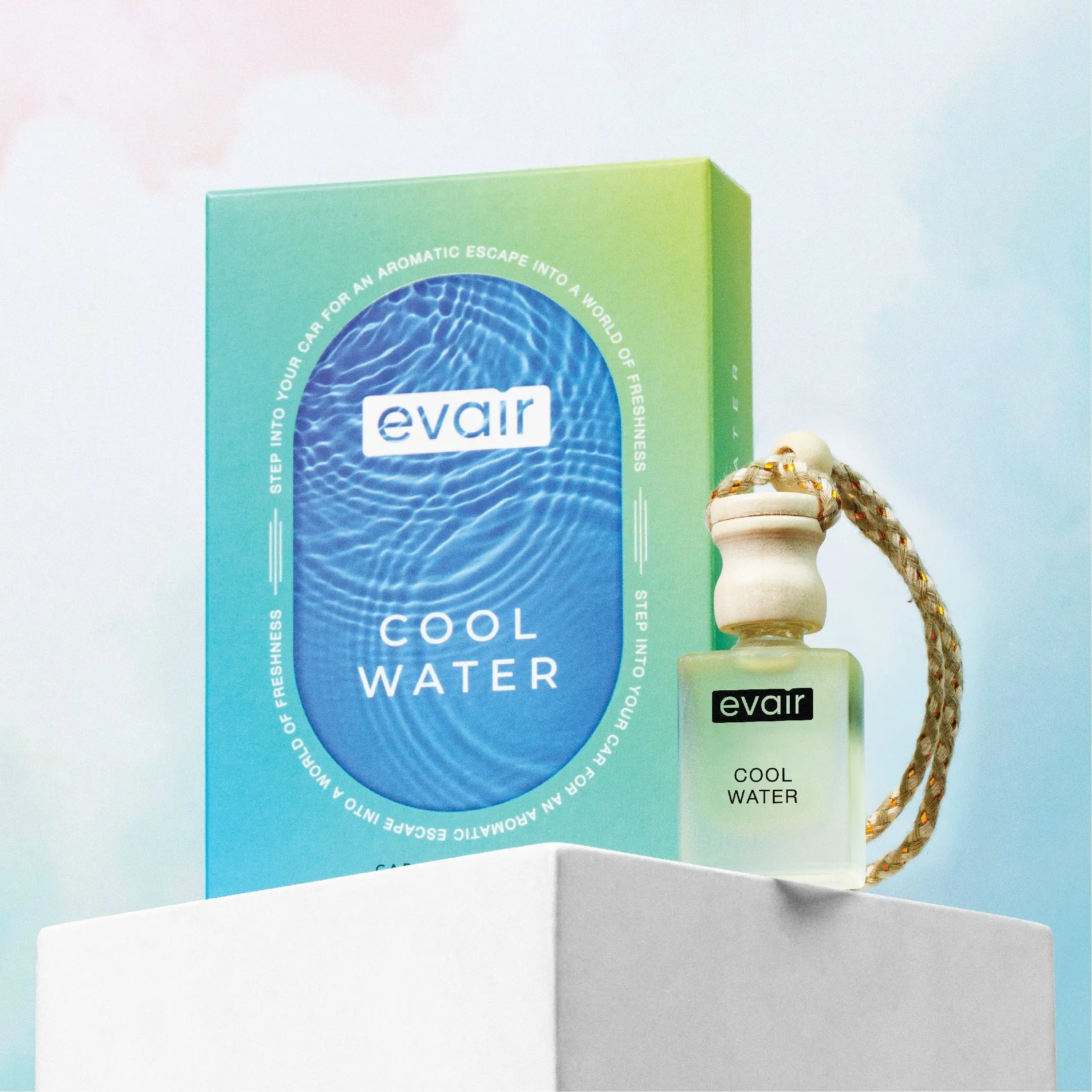 Evair Cool Water Car Freshener, Pack of 1