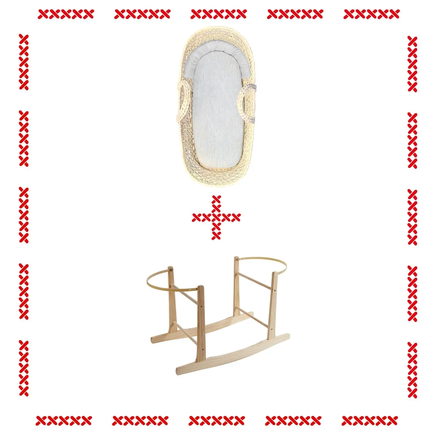 Moses Basket with Stand