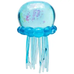 Soft Gel Filled Sensory Squeeze Toy, Stretchy Elastic Squishy Stress Relief Ball, Calming Anxiety Reducing Hand Fidget, Cute Relaxing Jelly Texture, Fun Portable Handheld Squeeze Toy Gift for All Ages