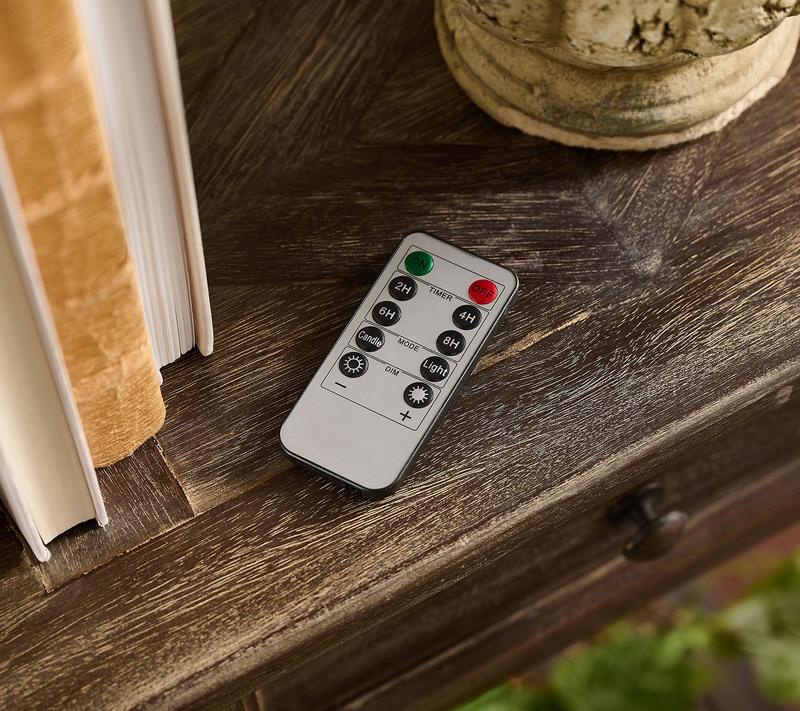 Home Reflections Indoor/Outdoor 25" Lantern w/ 3 LED Pillars