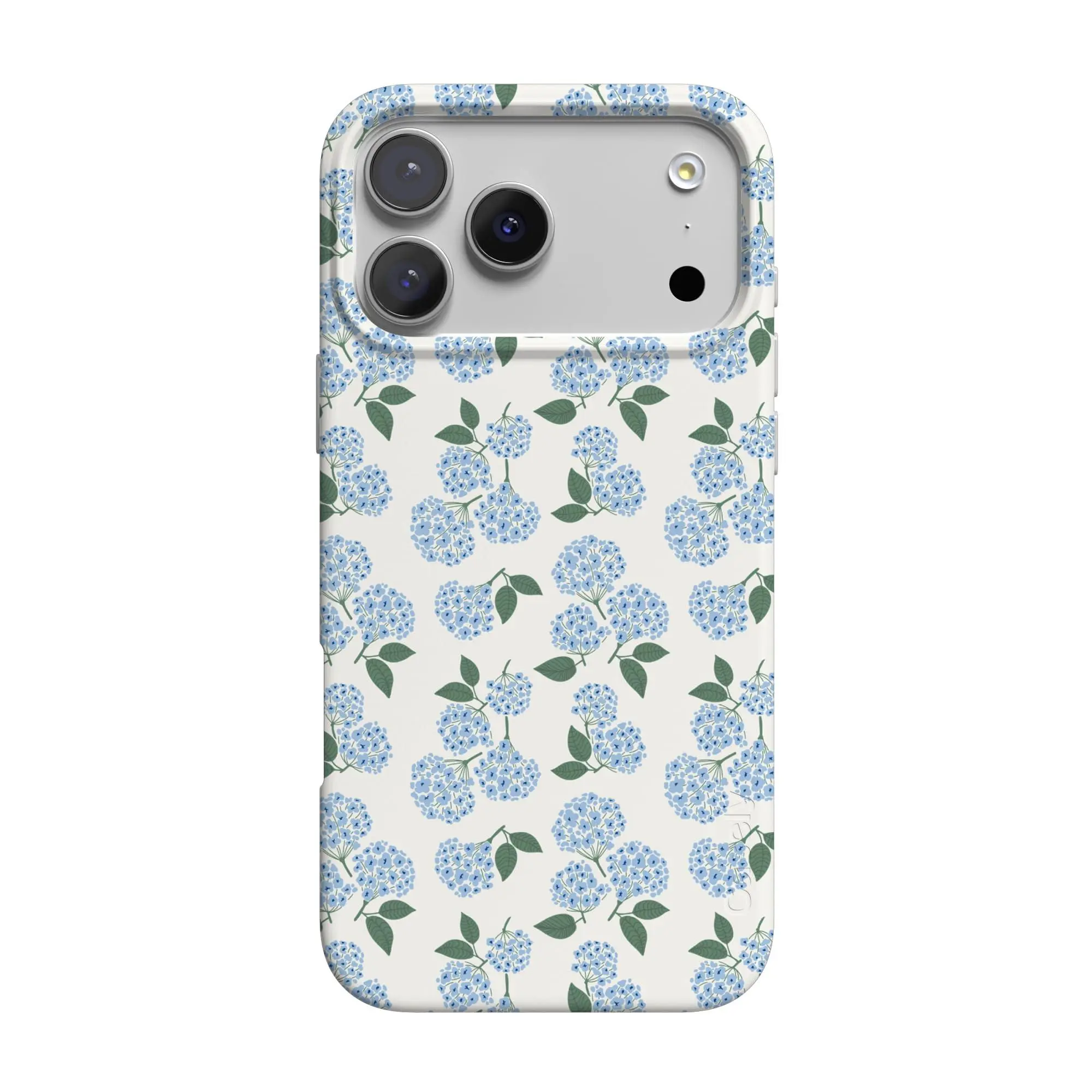 Casely iPhone 17 Pro Case | Nantucket Cottage | Blue Hydrangea | Compatible with MagSafe | Classic Ultra Thin Design