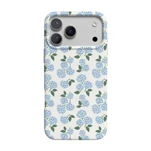 Casely iPhone 17 Pro Case | Nantucket Cottage | Blue Hydrangea | Compatible with MagSafe | Classic Ultra Thin Design