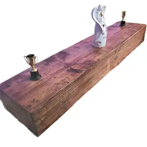 42" Solid wood, hidden bottom concealment shelves. Decor Organiser Racks Wooden