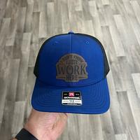 Blue with Black Mesh