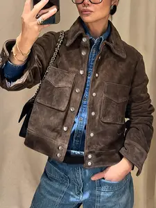 New Fall Winter Fashion Jacket Coat, Loose Fit, Street Style Women's Outerwear, Trendy Casual Wear, Comfortable and Stylish