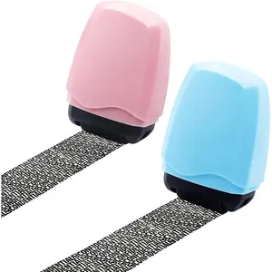 Identity Protection Roller Stamps, 2 Pcs Identity Theft Protection Stamp for ID Blockout - Privacy Confidential and Address Blocker