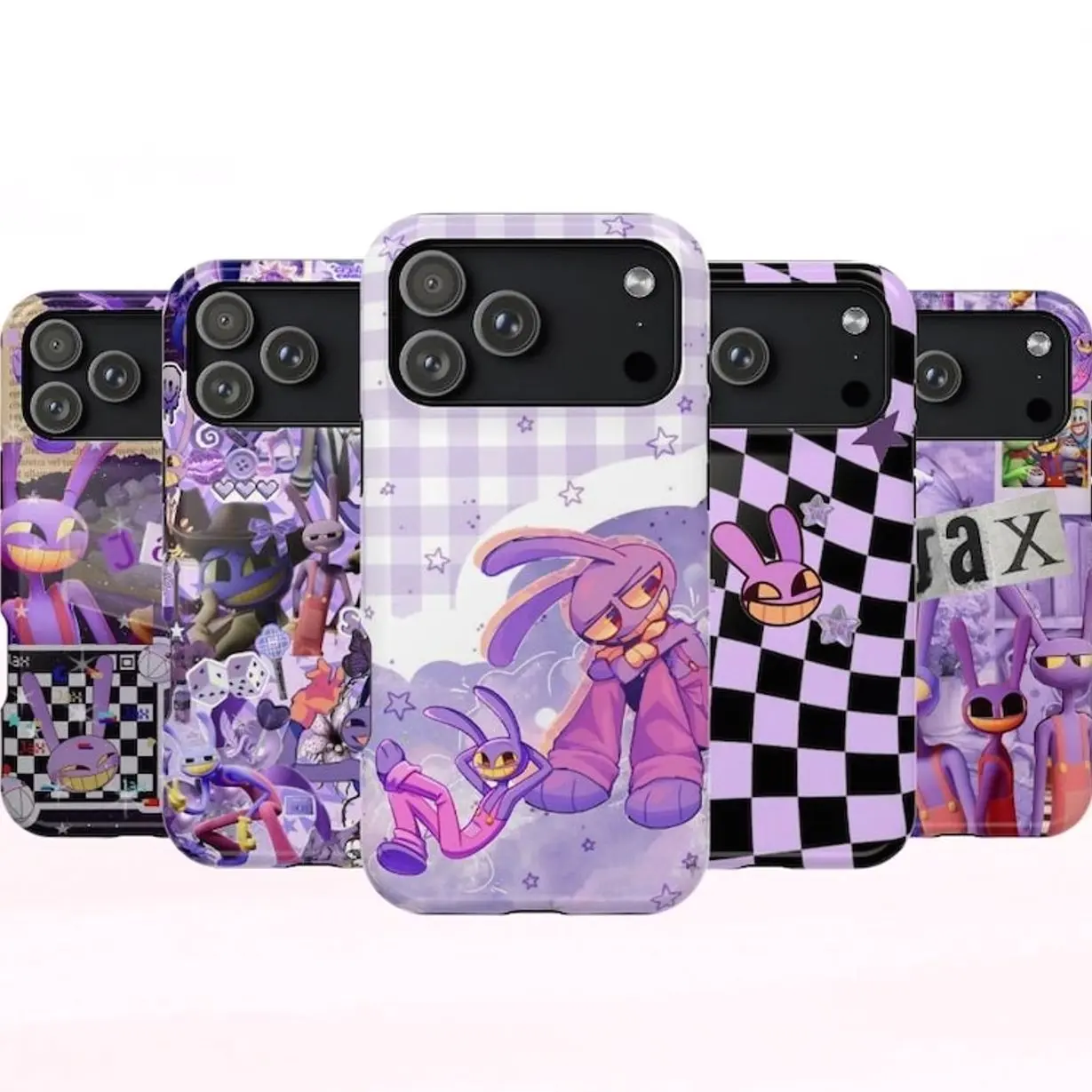 The Amazing Digital Circus Phone Case, Jax Phone Cover Compatible with iPhone X, 11, 12, 13, 14, 15, 16, 17 Plus Pro Promax & SS Galaxy S21-26 Series