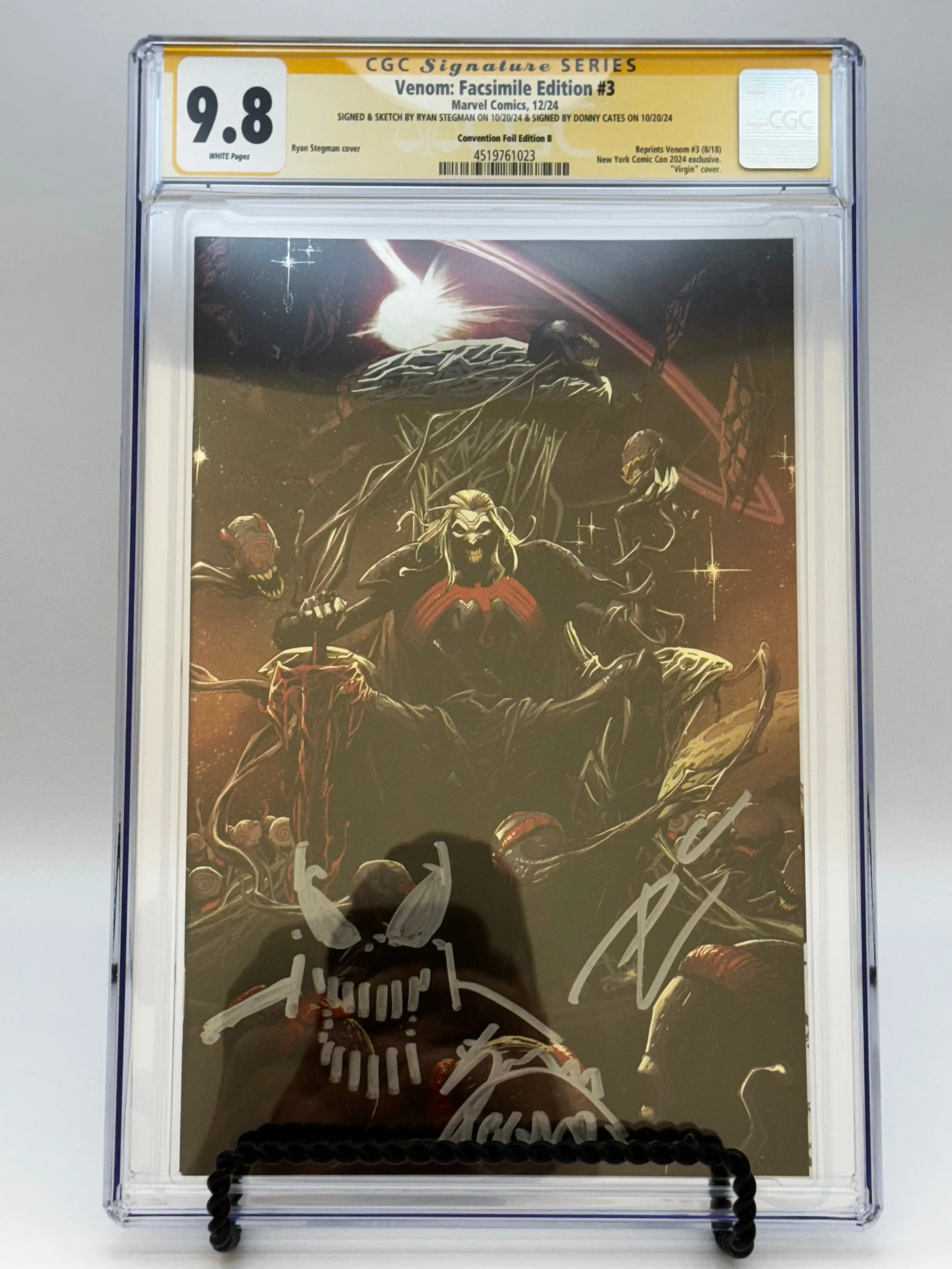 me-ページ CGC 9.8 Venom #29 Signded by Ryan Stegman and Donny Cates
