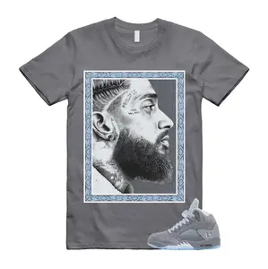 Wolf Grey 5s Unisex Shirt, Wolf Grey 5s Graphic Tee, Stylish Graphic Tee, 100% Cotton Comfort, Everyday Street Style