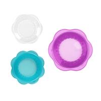 3 pack-Transparent&Blue&Purple
