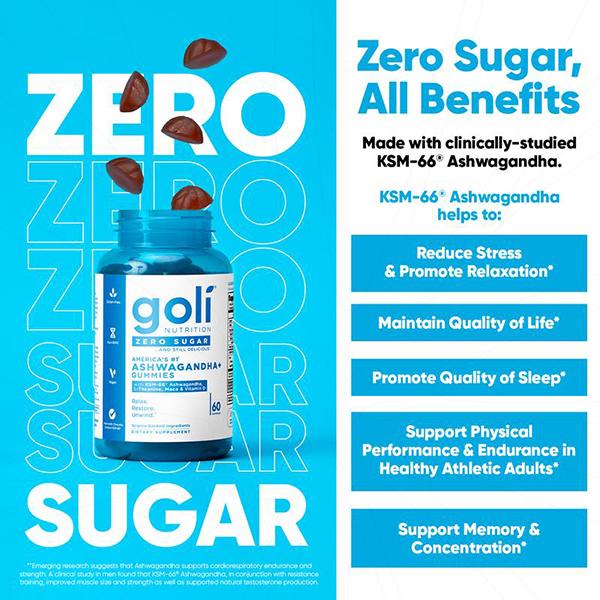 Zero Sugar  Trio - World's First 3-in-1 Pre, Post, Probiotic, Apple Cider Vinegar with Vitamin B12 and Probiotics To Address Bloating, Ashwagandha & L-Theanine, Vitamin D gummies. Gluten-Free, Vegan, Non-GMO & Gelatin-Free
